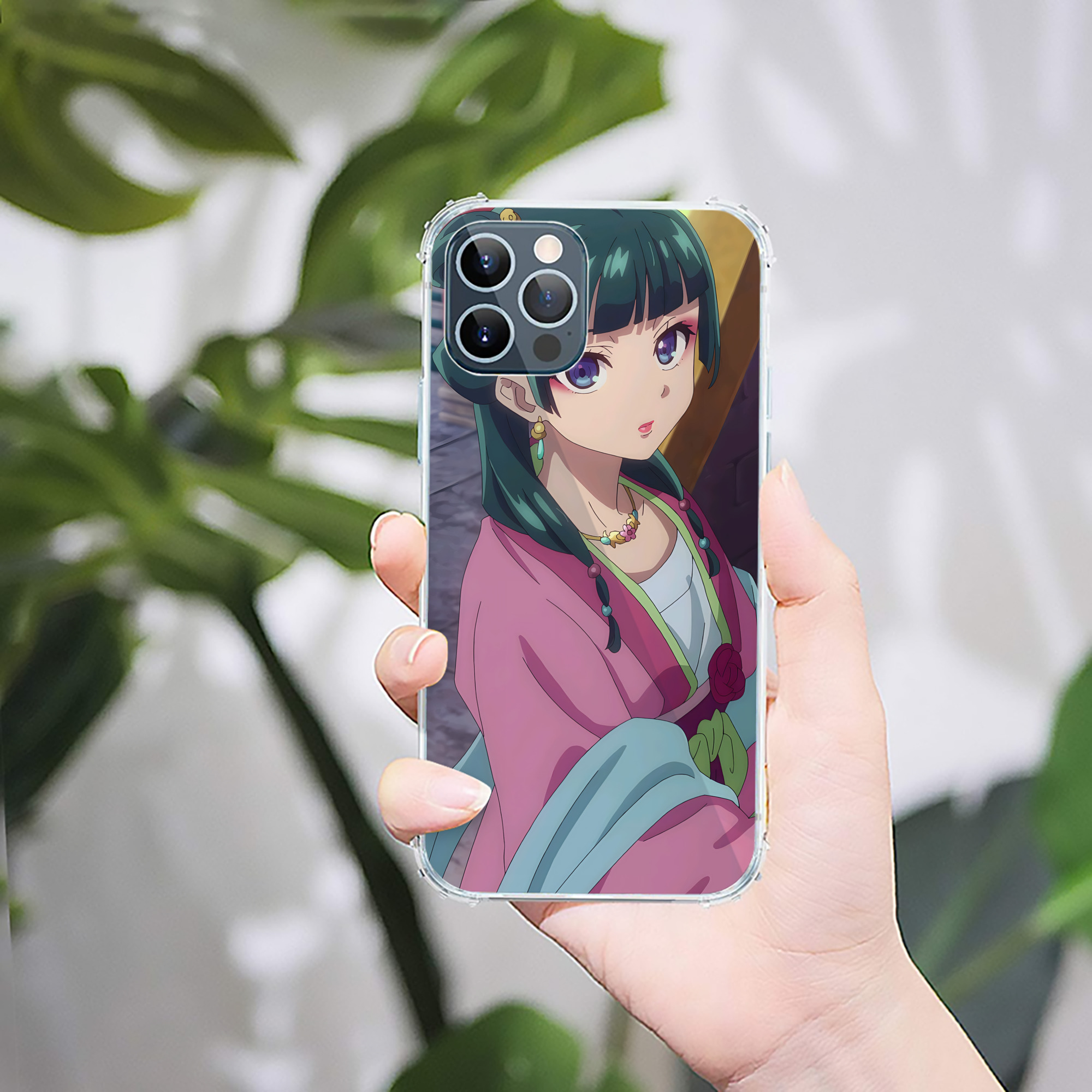 （画像用） 薬屋のひとりごと The Apothecary Diaries 【iPhone 12シリーズ対応】透明スマホケース（クリアソフトケース）